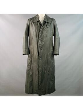 ISSEY MIYAKE Vintage Size XXL Green Charcoal Coated Cotton Insulated Coat